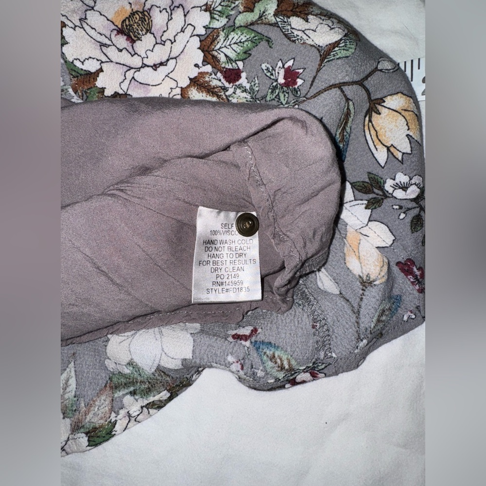 Dress Forum Floral Button Front Mini Dress size‎ Small - Picture 7 of 11